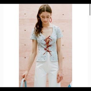 Staud Swimmers tie top